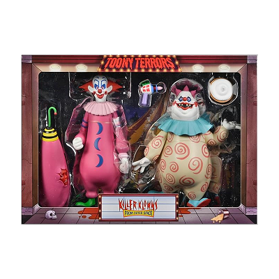NECA Killer Klowns from Outer Space Toony Terrors Slim & Chubby Figure 2 Pack