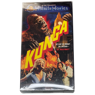 Konga VHS – New & Sealed MGM Horror/Sci-Fi Classic