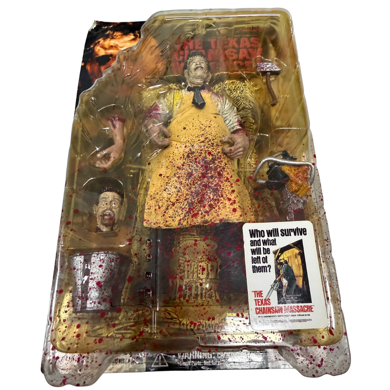 McFarlane Movie Maniacs Leatherface Action Figure - The Texas Chainsaw Massacre Horror Collectible