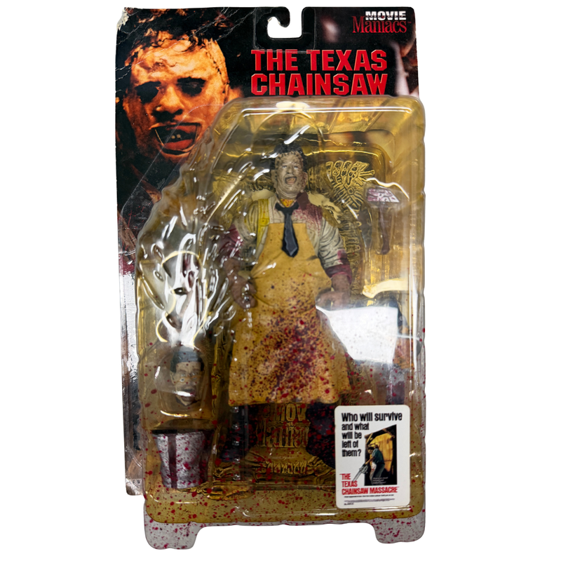 McFarlane Movie Maniacs Leatherface Action Figure - The Texas Chainsaw Massacre Horror Collectible