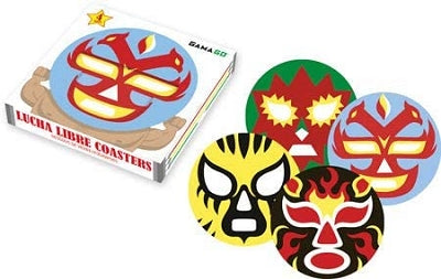 Lucha Libre Coasters - Set of 4