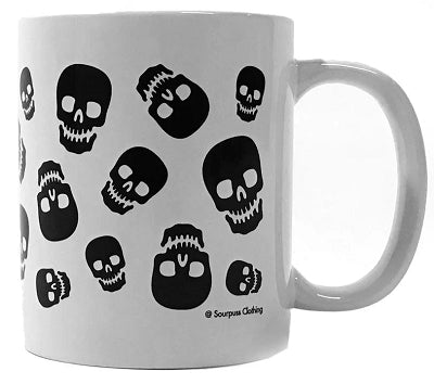 Sourpuss Lust For Skulls Mug White