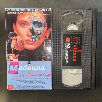  Madonna A Case of Blood Ambition Atlas Entertainment Used VHS