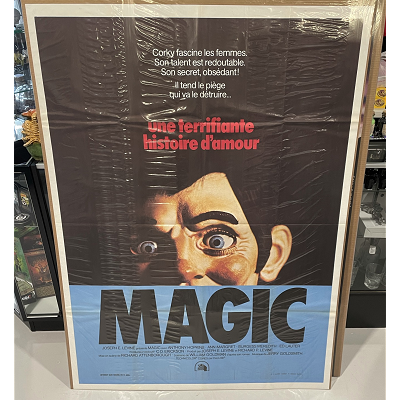 MAGIC French 1p Poster 1979 Richard Attenborough, Ventriloquist Anthony Hopkins