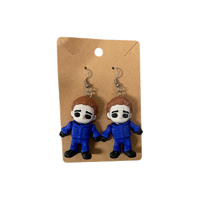 Michael Myers Halloween 3D Printed Earrings – Horror Movie Jewelry