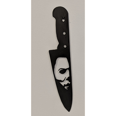 Large Michael Myers Knife Wall Art by Joe Garcia