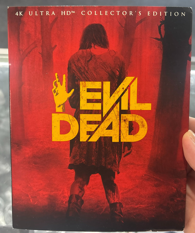Evil Dead (2013) – 4K Ultra HD Collector's Edition cover, actual item photograph