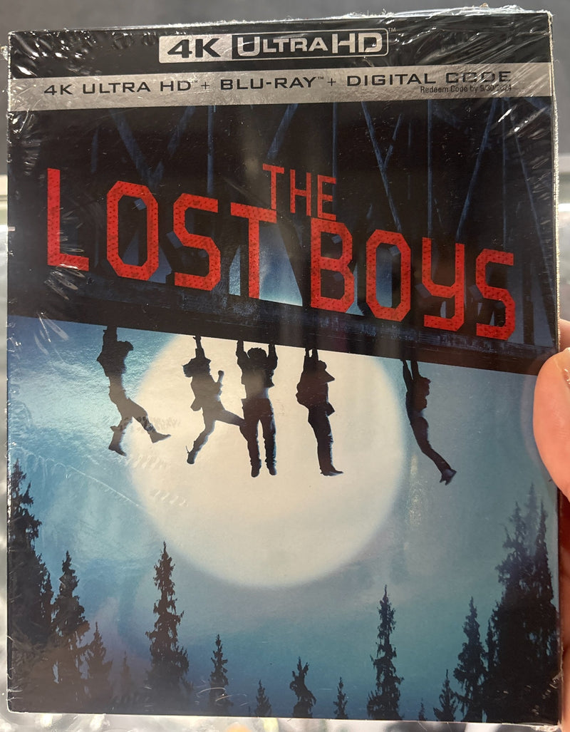 The Lost Boys (1987) – 4K Ultra HD + Blu-ray cover, actual item photograph