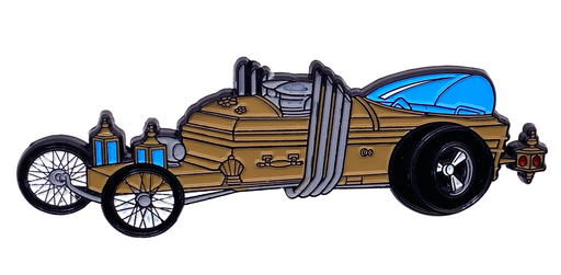 ROCK REBEL MUNSTERS DRAGULA CAR ENAMEL PIN