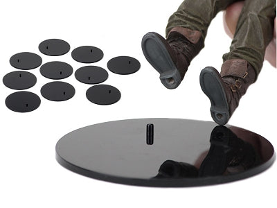 NECA Action Fig Display Stand BLACK 10 Pack