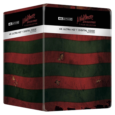 Nightmare on Elm Street 7-Film Collection Limited Edition Steelbook Library Case 4K Ultra HD + Digital
