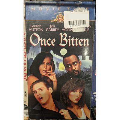 Once Bitten, New & Sealed, VHS