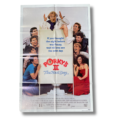 Porky's 2, Original US Theatrical Rolled One Sheet 27x40 Poster