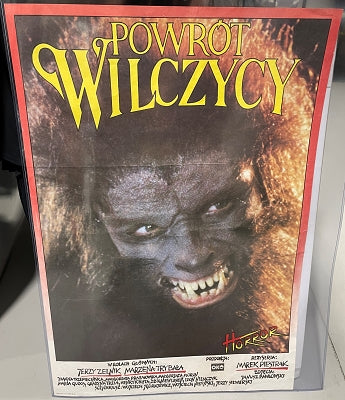 Return of the Wolf (aka Powrot Wilczycy) 1983, Original Poster, Marek Piestrak, Poland