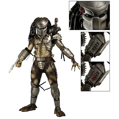 Predator 1/4 Scale Action Figure Jungle Hunter with LED Lights NECA