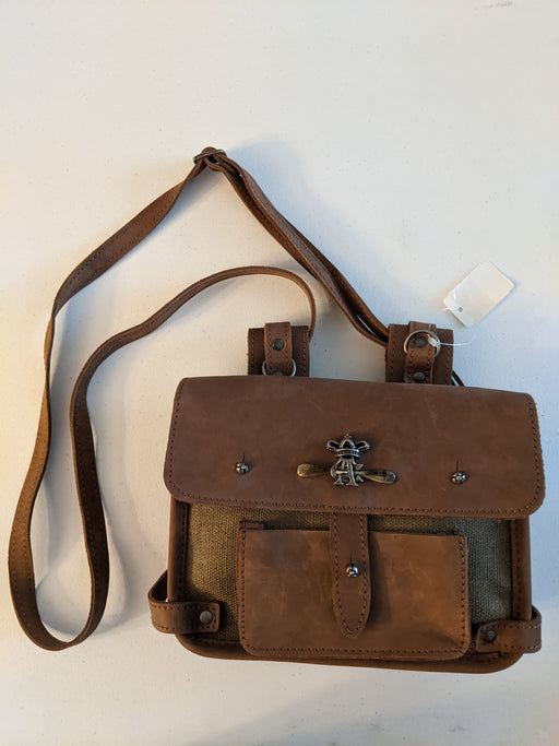 Wing Commanders Attache Pouch by Alchemy Gothic Light Brown