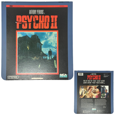 Psycho II CED Vintage SelectaVision Videodisc 1983 Horror Thriller Sequel Collectible