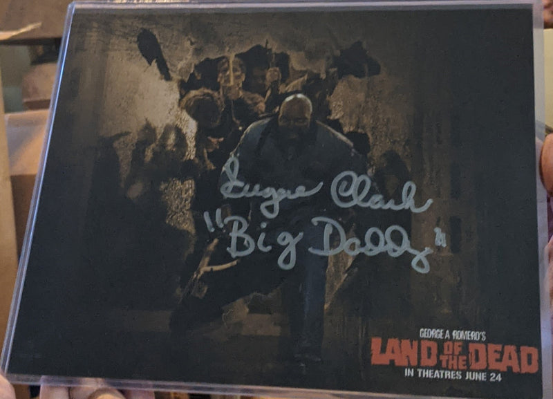 Eugene Clark LAND OF THE DEAD BIG DADDY Autographed Photo