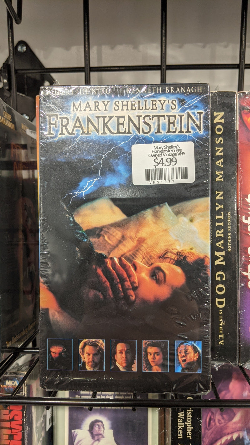 Mary Shelley's Frankenstein Used Vintage VHS