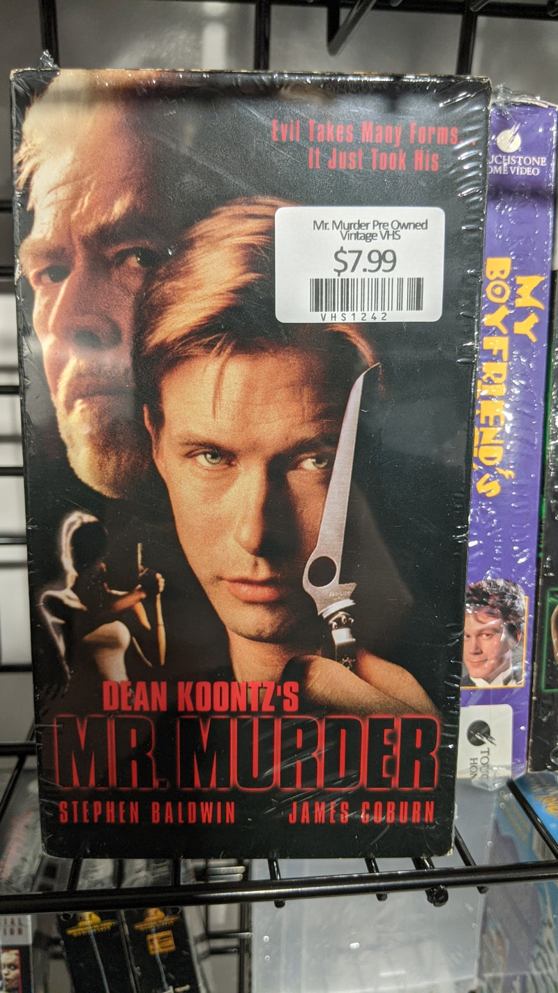 Mr. Murder Used Vintage VHS