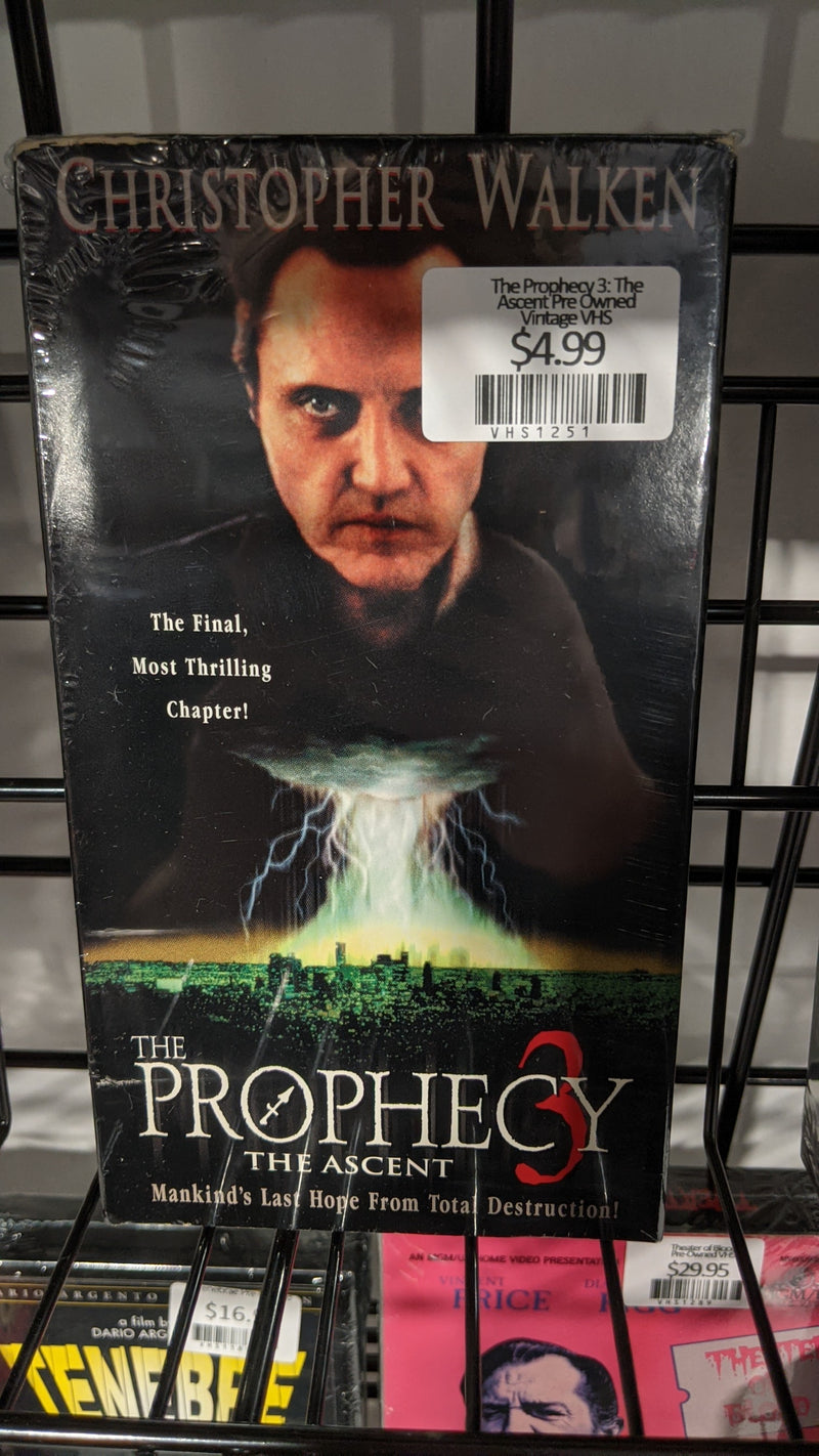 The Prophecy 3: The Ascent Used Vintage VHS