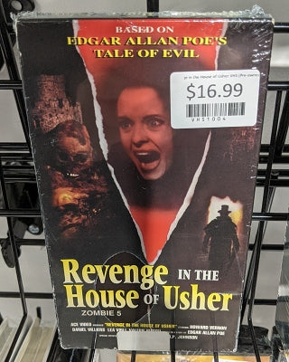 Revenge in the House of Usher (aka Zombie 5) VHS (Used)