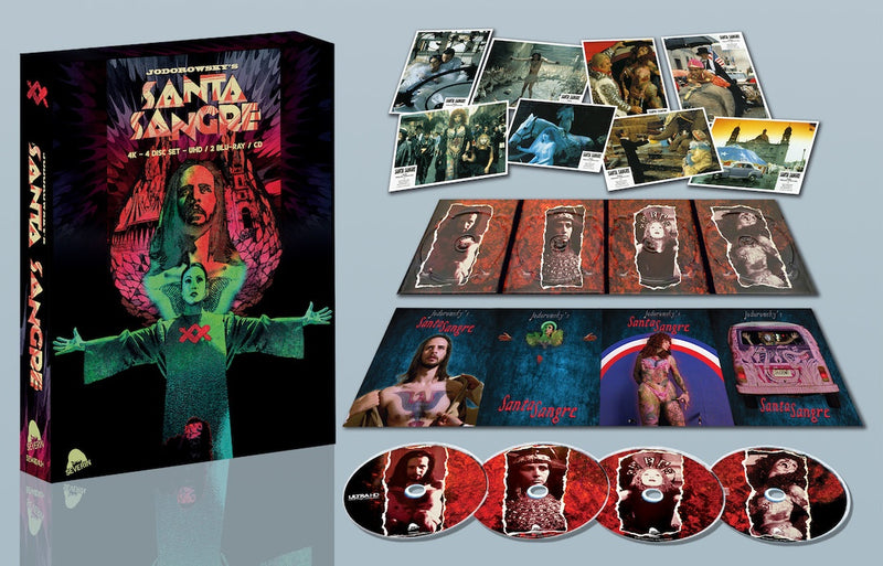 Santa Sangre 4 Disc Digipack with UHD + BLU-RAY + CD
