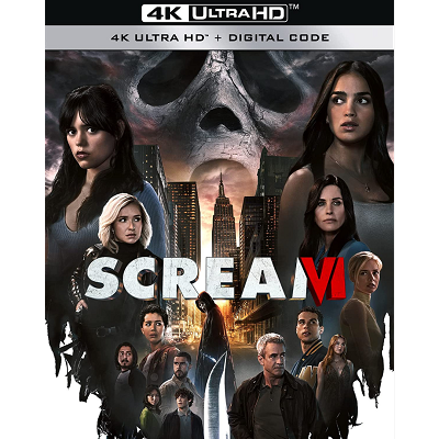 Scream VI (2023) 4K Ultra HD + Digital Code | Horror Thriller | Paramount