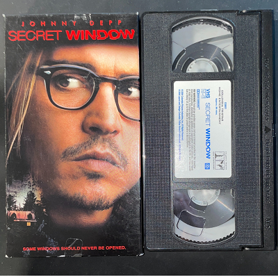 The Secret Window Johnny Depp Used VHS