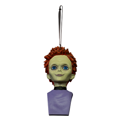 Holiday Horrors Seed of Chucky Glen Bust Ornament