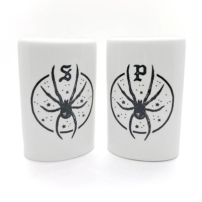 Sourpuss Spider Salt and Pepper Shakers