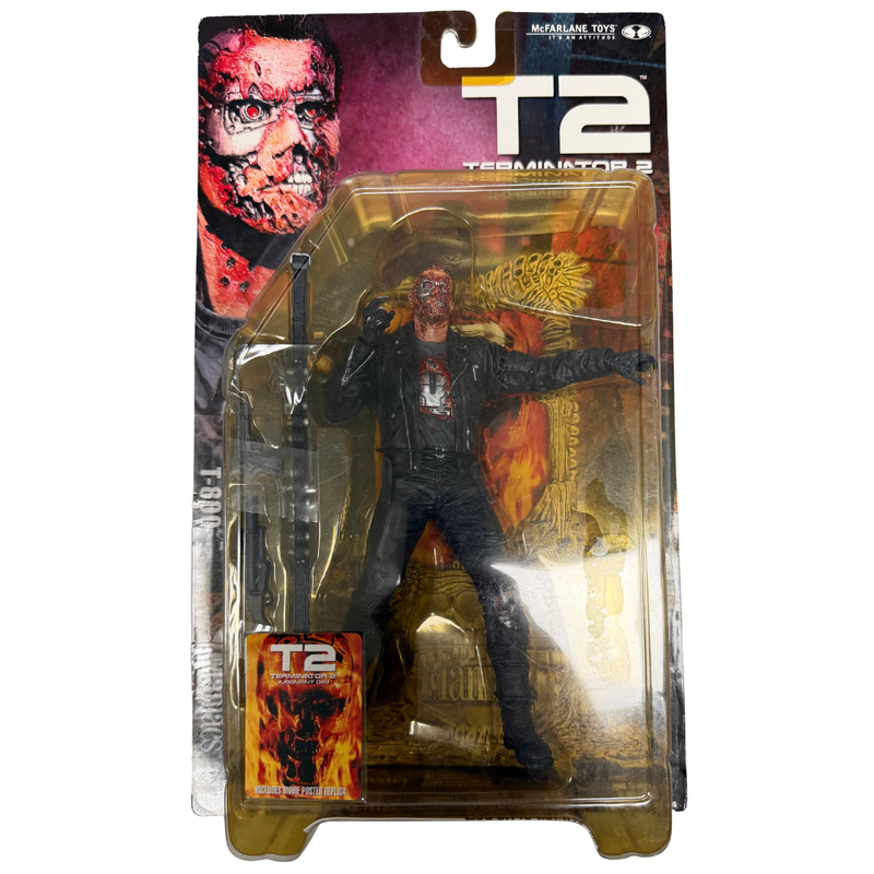 McFarlane Movie Maniacs Terminator 2 T-800 Action Figure - Terminator 2: Judgment Day Collectible