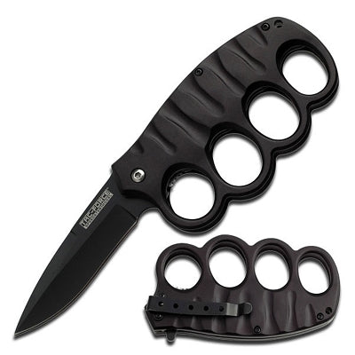 Tac-Force Spring Assisted Knuckle Knife, Trench Knife