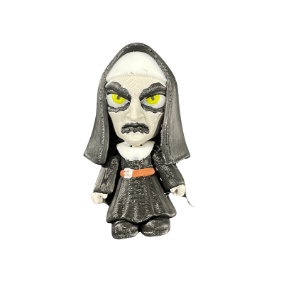 The Nun 3D Printed Fridge Magnet – 2.75-Inch Conjuring Universe Horror Collectible