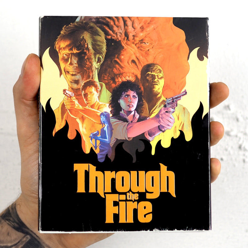 Through The Fire Vinegar Syndrome Limited Edition Slipcover Blu-ray New / Sealed