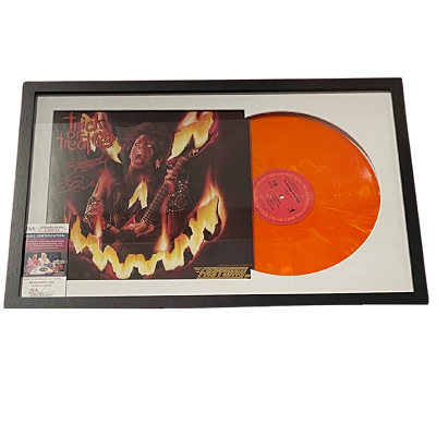 Fastway: Trick or Treat (Original Motion Picture Soundtrack) - Limited Edition Orange & Black Colored Vinyl - Signed by Ozzy Osbourne, JSA Authenticated