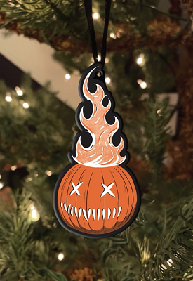 Holiday Horrors Trick 'r Treat Sam O'Lantern Pumpkin Metal Ornament