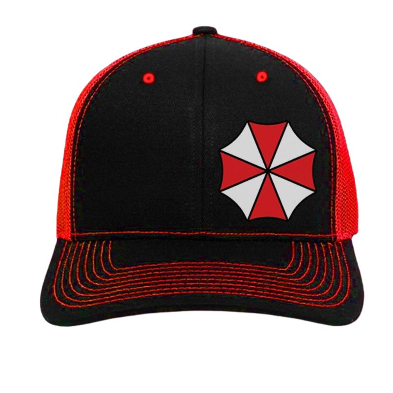 Umbrella Corporation Horror Trucker Hat – Resident Evil Snapback Cap