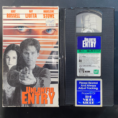 Unlawful Entry Used VHS