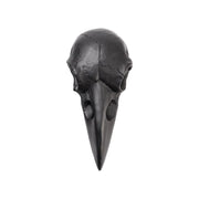 Raven Skull Hand Mirror - Black