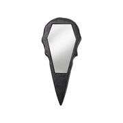 Raven Skull Hand Mirror - Black