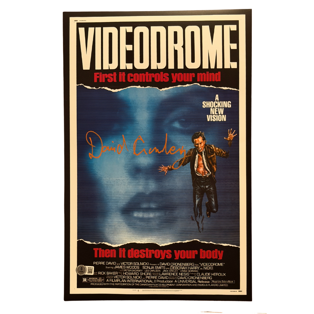 David Cronenberg Autographed Videodrome 11