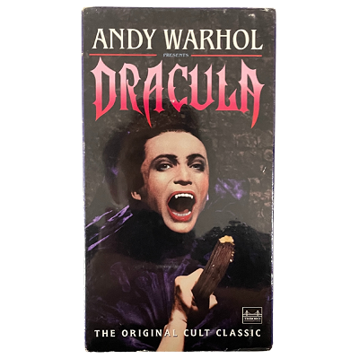 Andy Warhol Presents Dracula VHS Vintage Horror Cult Movie 1974 Vampire