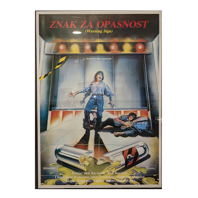 Warning Sign, Original Theatrical Serbian Poster