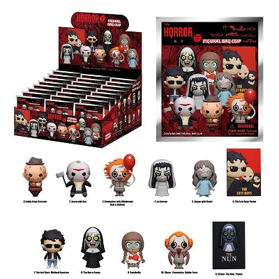 WB Horror Series 7 3D Foam Bag Clip Random Figure