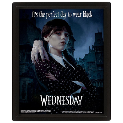 Wednesday (Perfect Day) 3D Lenticular Framed 10X8 3D Poster