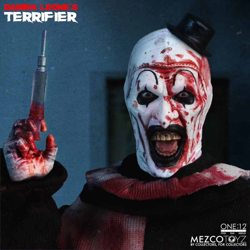Terrifier Art the Clown Deluxe One:12 Collective Action Figure MEZCO