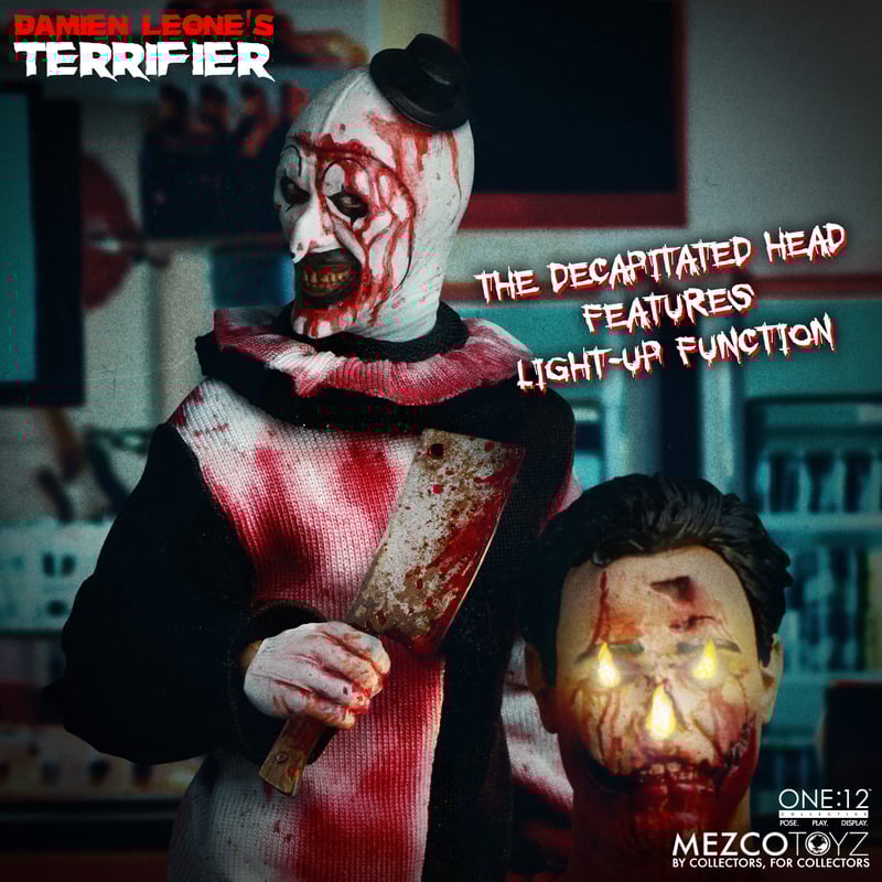 Terrifier Art the Clown Deluxe One:12 Collective Action Figure MEZCO