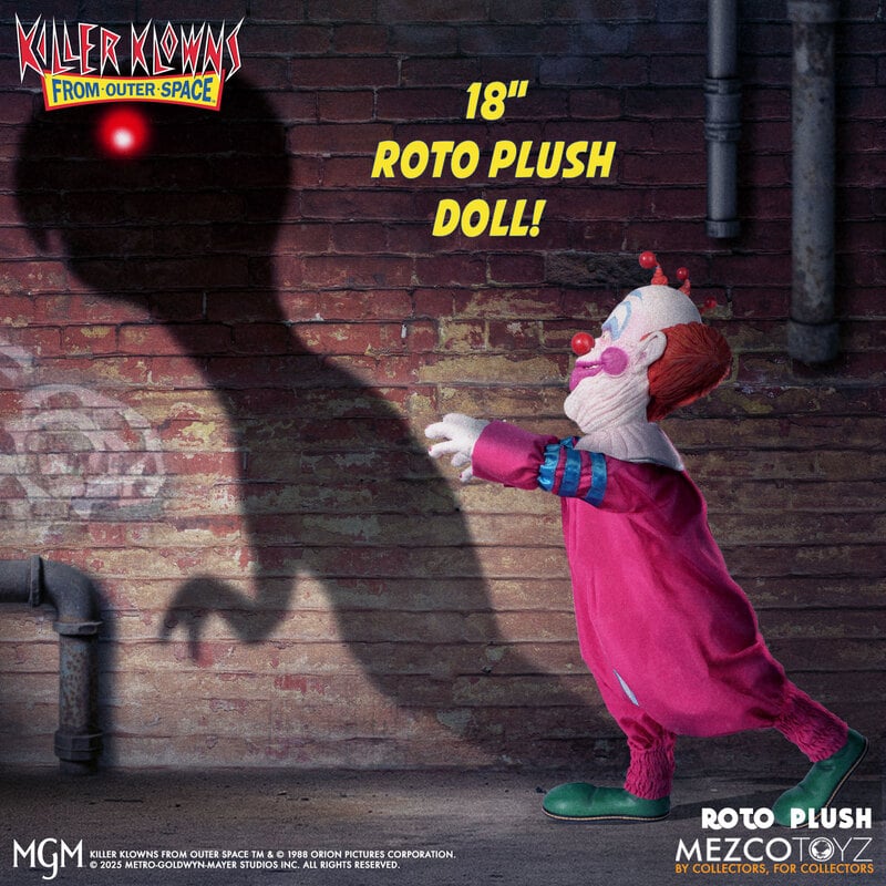 MEZCO MDS Killer Klowns from Outer Space - Slim Plush Doll