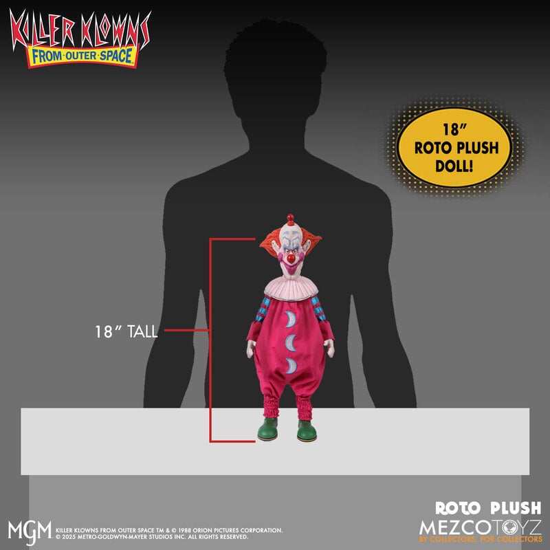 MEZCO MDS Killer Klowns from Outer Space - Slim Plush Doll